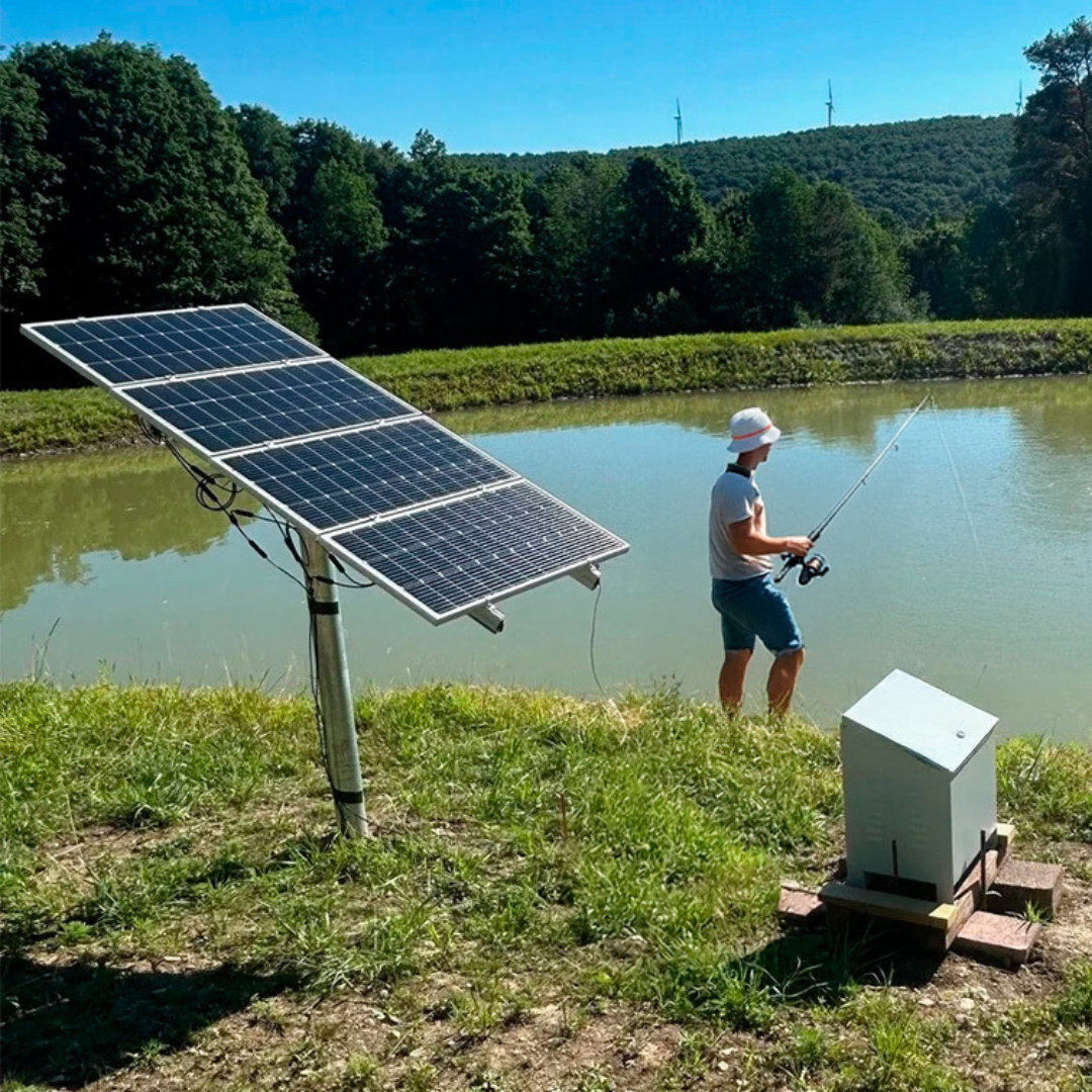 RPS AIR-ation Kits - Solar Pond Aeration System with Brushless Solar Air Compressor