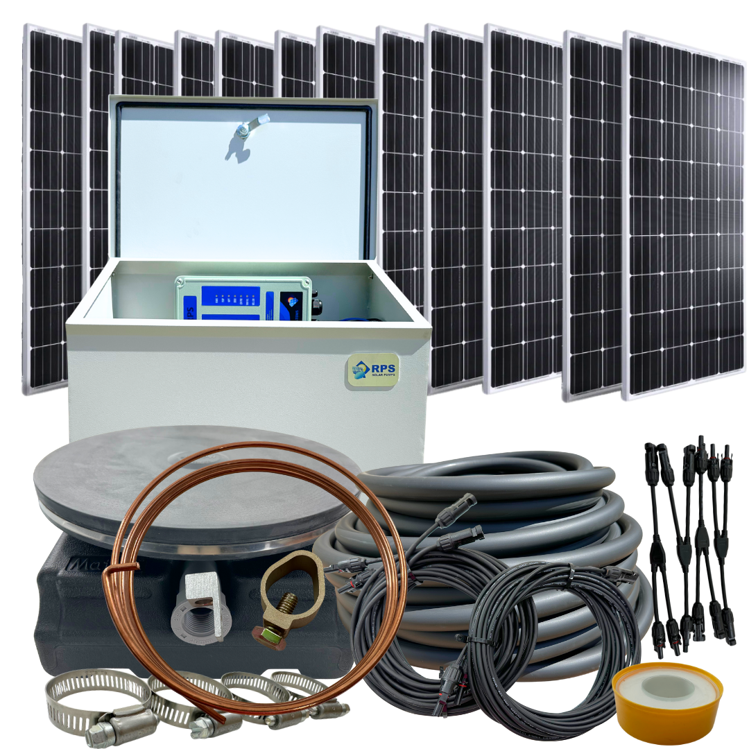 AIR1200 Solar Pond Aerator with MEGA Diffusers