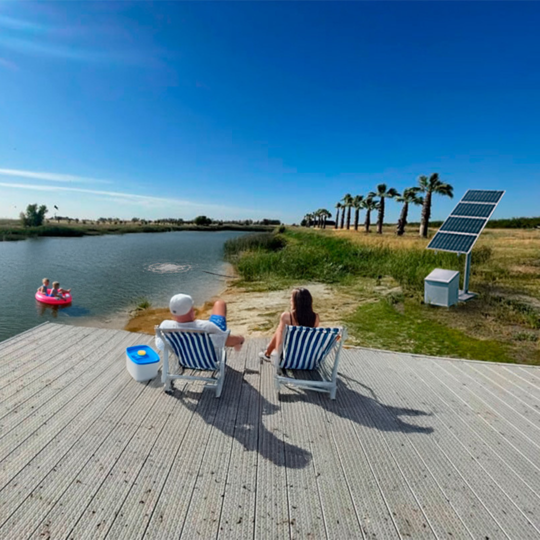 RPS AIR-ation Kits - Solar Pond Aeration System with Brushless Solar Air Compressor