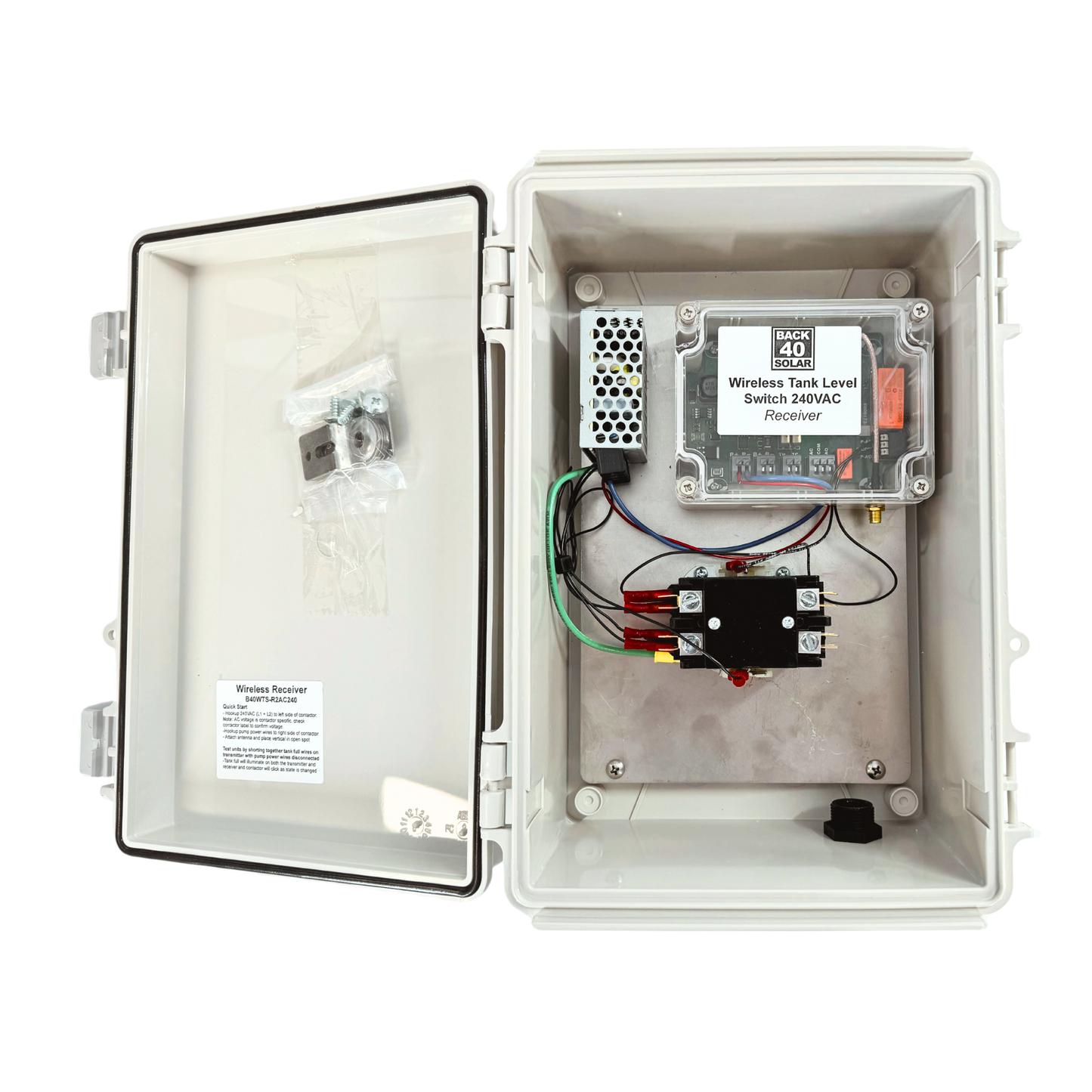 Wireless Water Tank Sensor for Remote Pump Shutoff