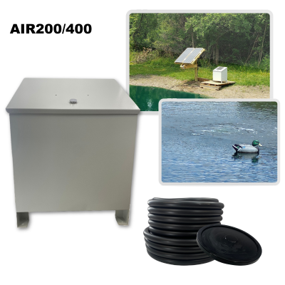 RPS AIR-ation Kits - Solar Pond Aeration System with Brushless Solar Air Compressor
