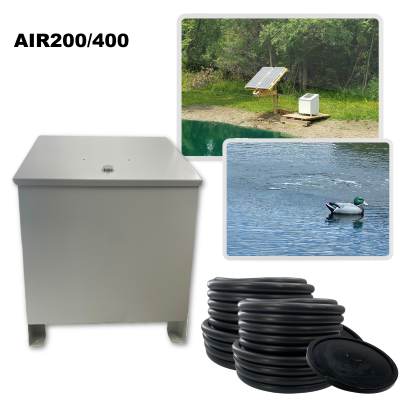RPS AIR-ation Kits - Solar Pond Aeration System with Brushless Solar Air Compressor