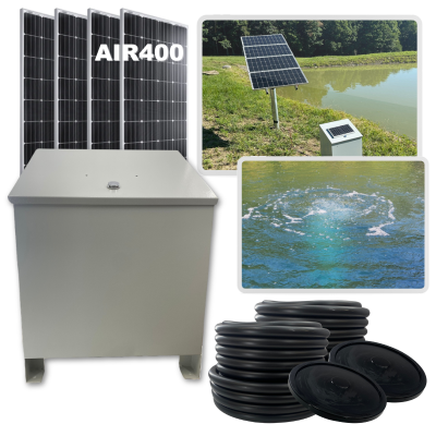 RPS AIR-ation Kits - Solar Pond Aeration System with Brushless Solar Air Compressor