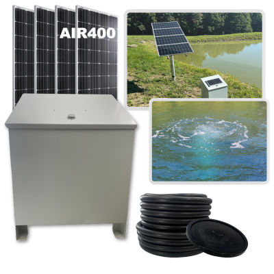 RPS AIR-ation Kits - Solar Pond Aeration System with Brushless Solar Air Compressor