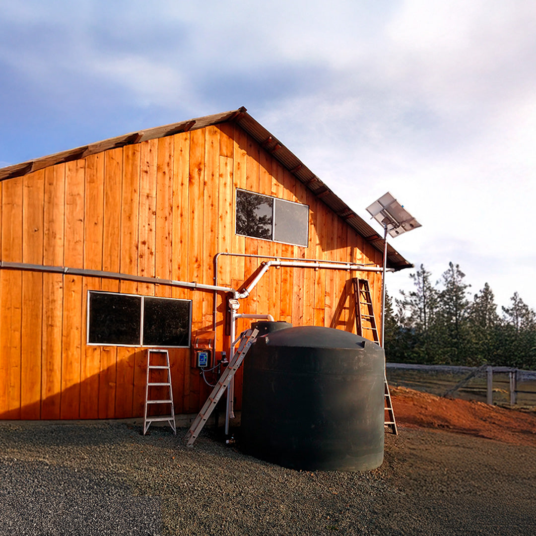 Ultimate Storage Tank Homestead Bundle (Any Well Pump + Booster Pump + Mounting)