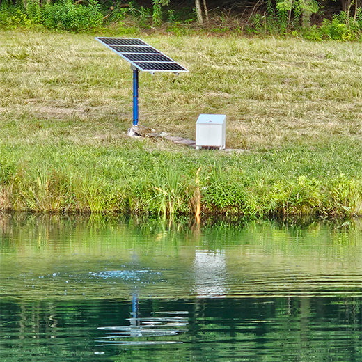 Image of RPS Air-ATOR in a customer's pond