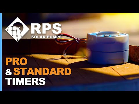 Battery Powered Timer Switches for Solar Pumps