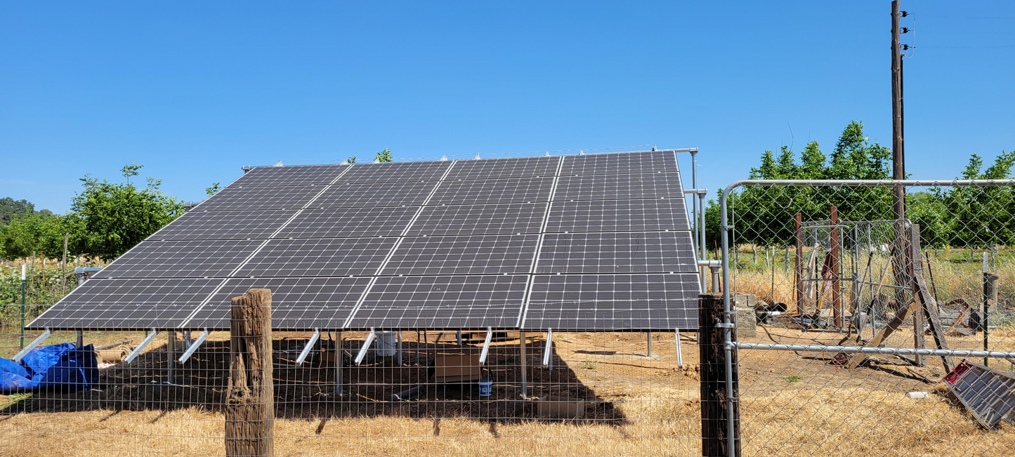 Scalable Solar Panel Ground Mounting