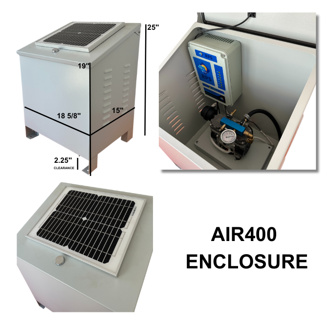 RPS AIR-ation Kits - Solar Pond Aeration System with Brushless Solar Air Compressor