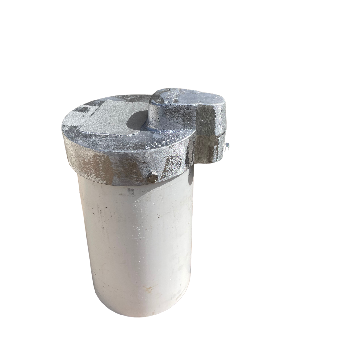 6" Well Cap for well casing with pitless adapter