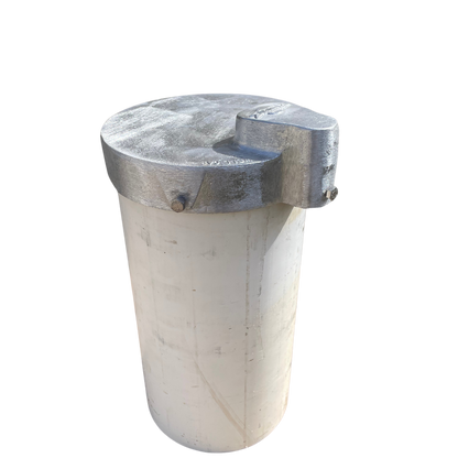 8" well cap for well casing with pitless adapter