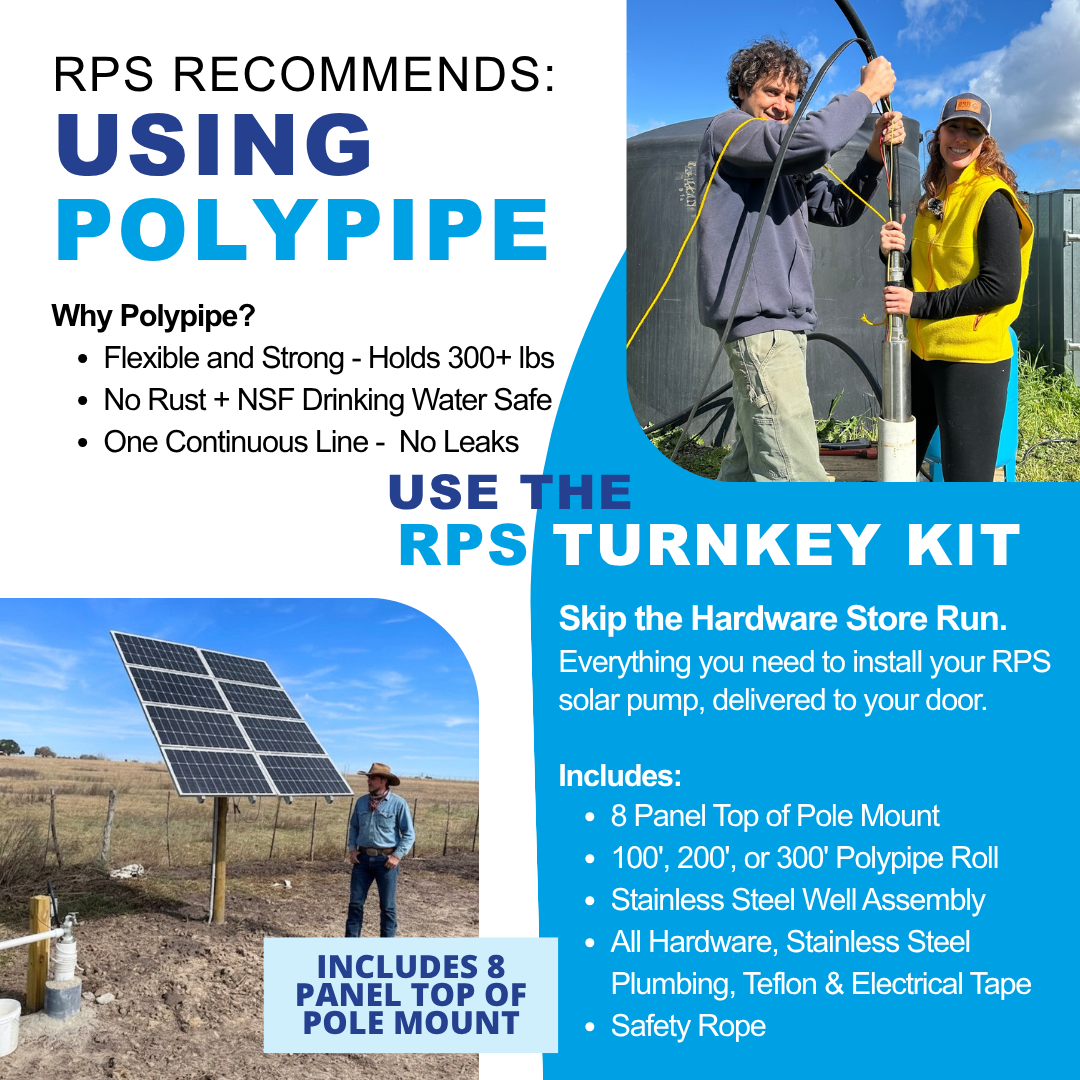 RPS 800 Solar Well Pump Kit