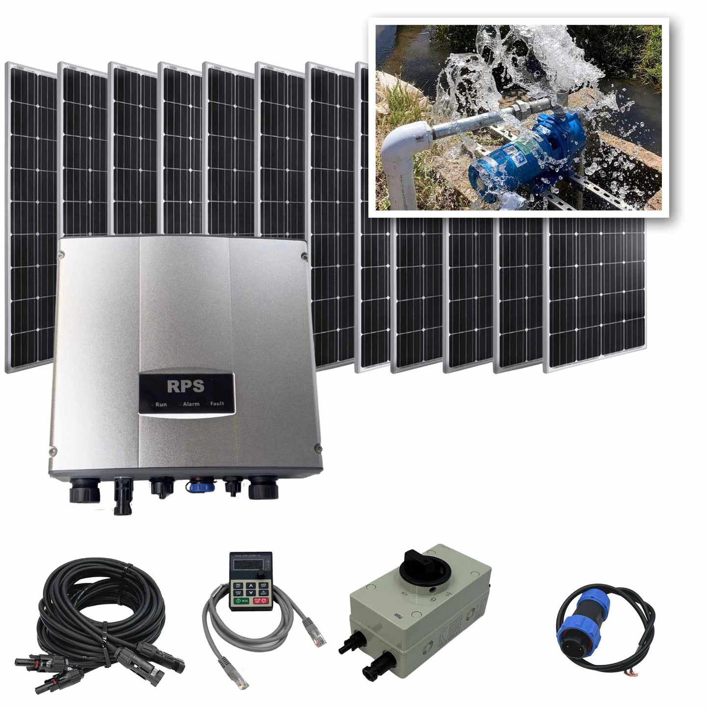 RPS AC-Pump-to-Solar Conversion Kit - Retrofit Existing Pumps to accept both AC and Solar Power