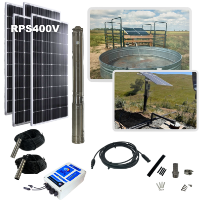 RPS 400V+ Solar Well Pump Kit (High Volume)