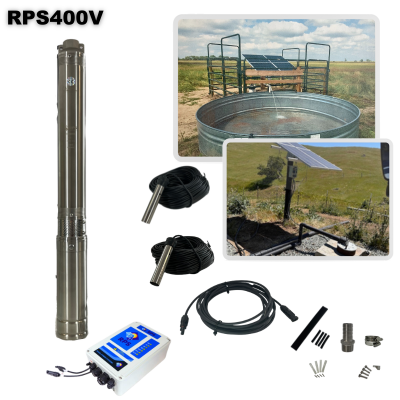 RPS 400V+ Solar Well Pump Kit (High Volume)