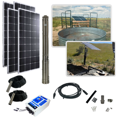 RPS 400V+ Solar Well Pump Kit (High Volume)