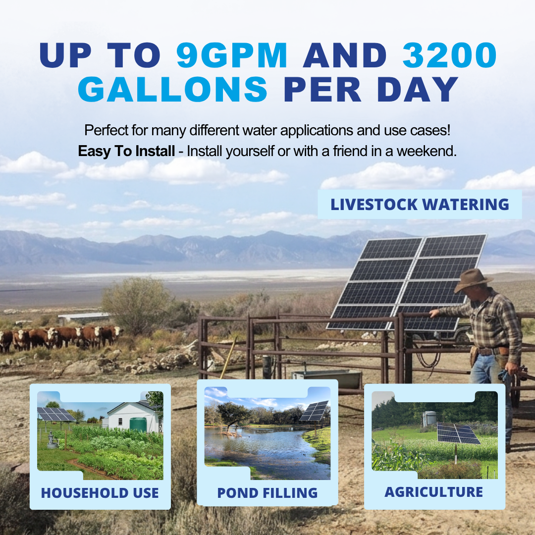 RPS 800 Solar Well Pump Kit