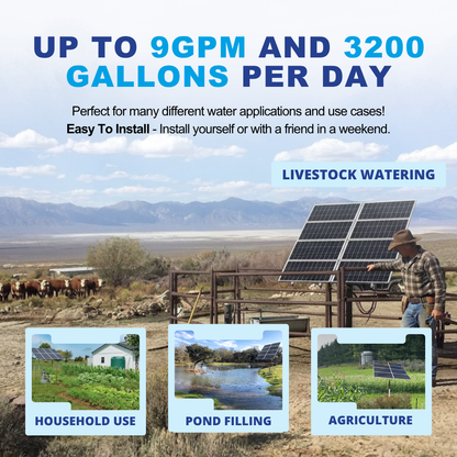 RPS 800 Solar Well Pump Kit