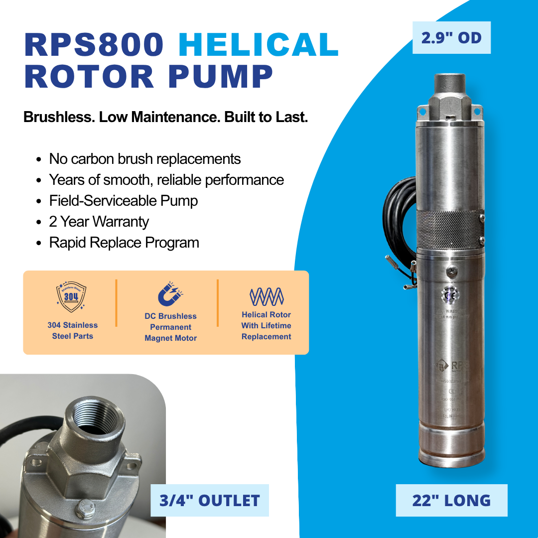 RPS 800 Solar Well Pump Kit