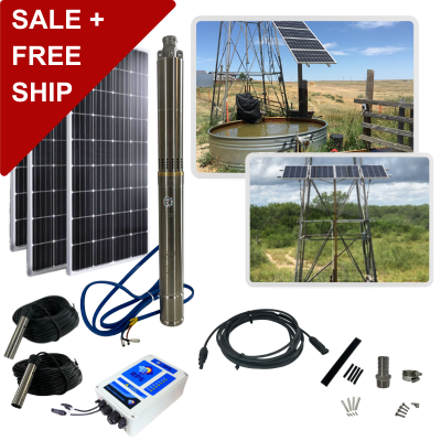 RPS Solar Well Pump System - Sized by RPS Pump Specialist