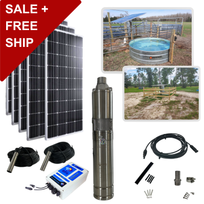 RPS Solar Well Pump System - Sized by RPS Pump Specialist