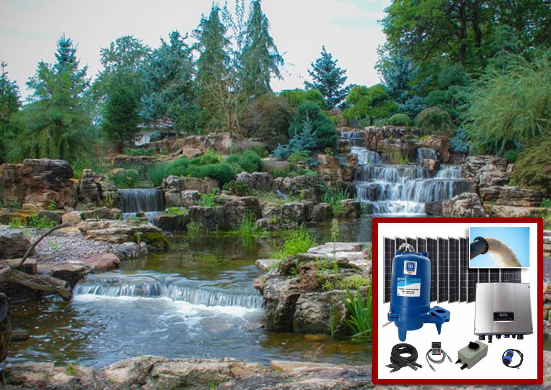 SolarFalls™ - The World’s First Solar Powered Waterfall Maker from RPS