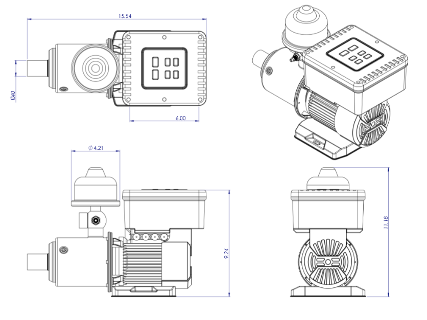 1 HP Eco-Steady™ Booster Pump