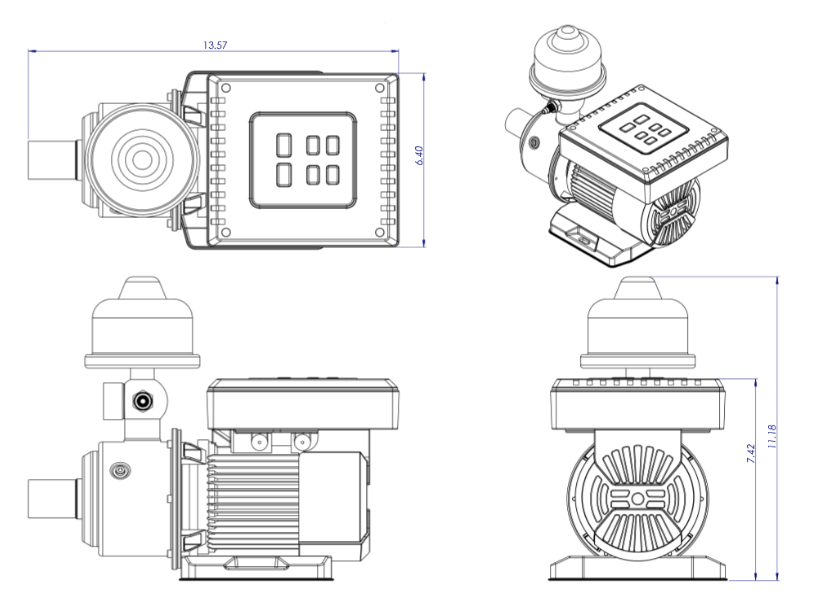 1/2 HP Eco-Steady™ Booster Pump