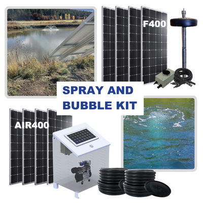 RPS AIR-ation Kits - Solar Pond Aeration System with Brushless Solar Air Compressor