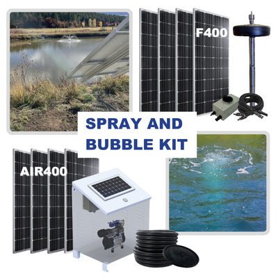 RPS AIR-ation Kits - Solar Pond Aeration System with Brushless Solar Air Compressor