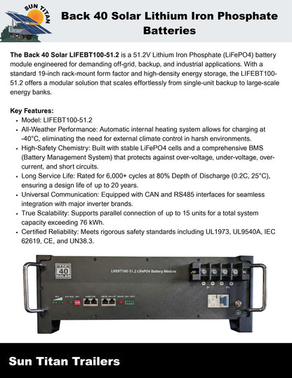 Sun Titan™ Power Trailer by Back40