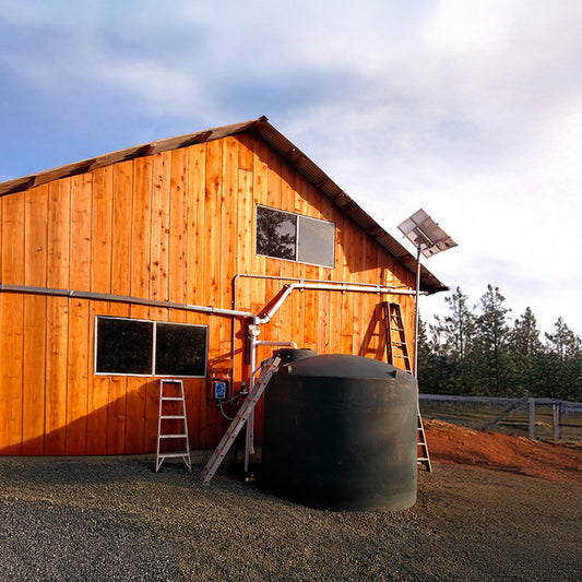 Ultimate Storage Tank Homestead Bundle (Any Well Pump + Booster Pump + Mounting)