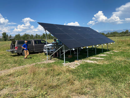Scalable Solar Panel Ground Mounting