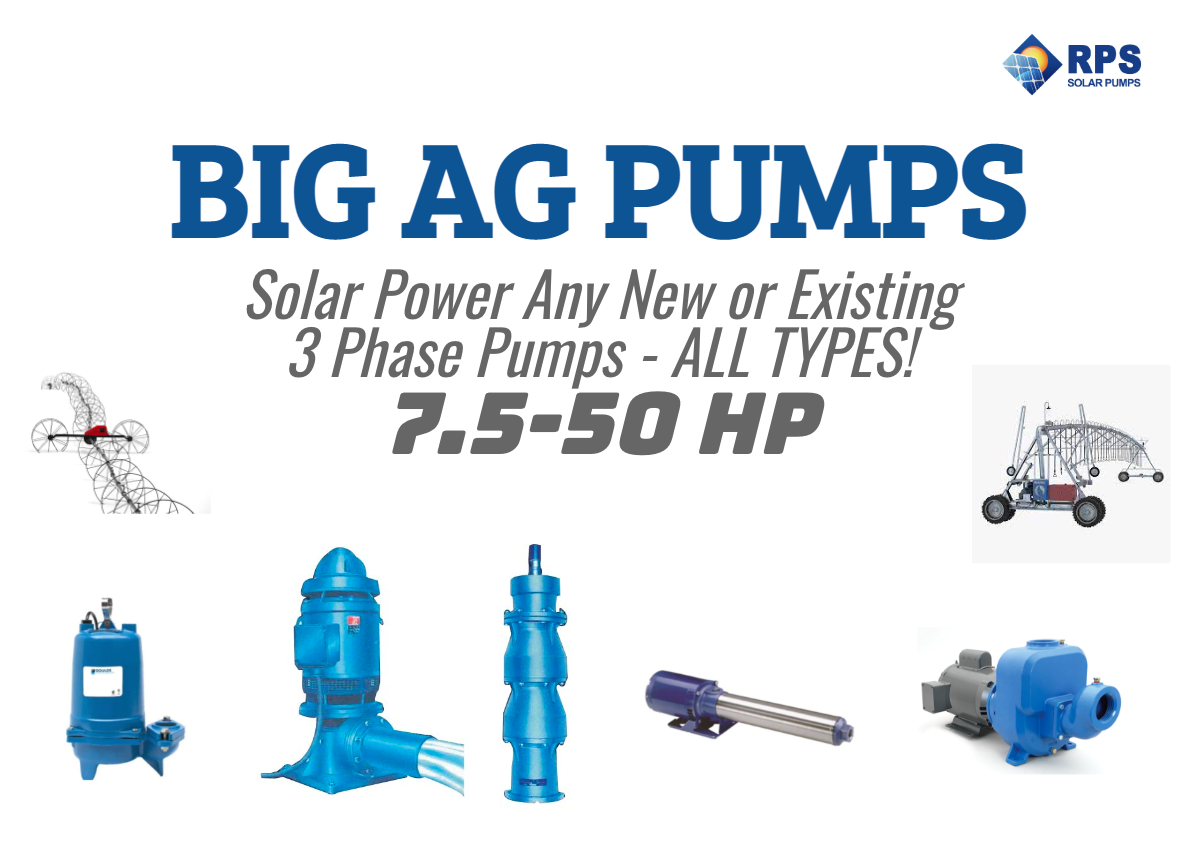 RPS Big Ag Pump Series 7.5HP to 50HP