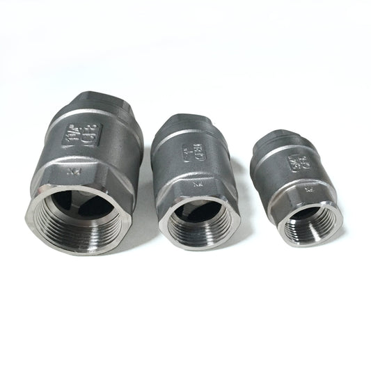 Check Valve and Threaded Nipple  (for Pressure Systems and Long Runs)